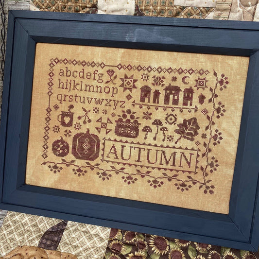 Sampler Seasons: Autumn - Cross Stitch Pattern by Blueberry Ridge
