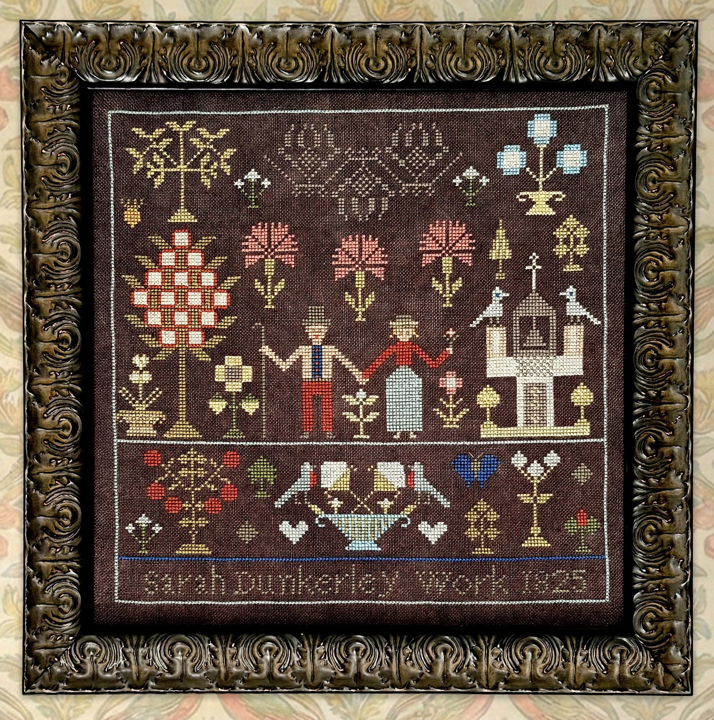 Sarah Dunkerley 1825 - Cross Stitch Pattern by Fox & Rabbit Designs