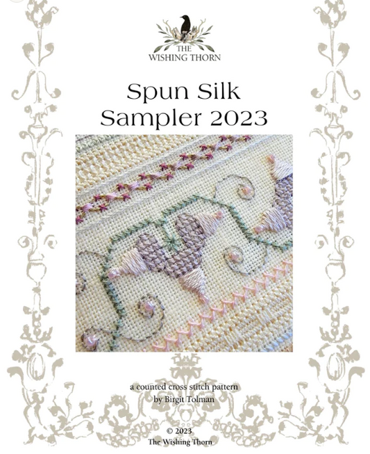 Spun Silk Sampler - Reproduction Sampler pattern by The Wishing Thorn