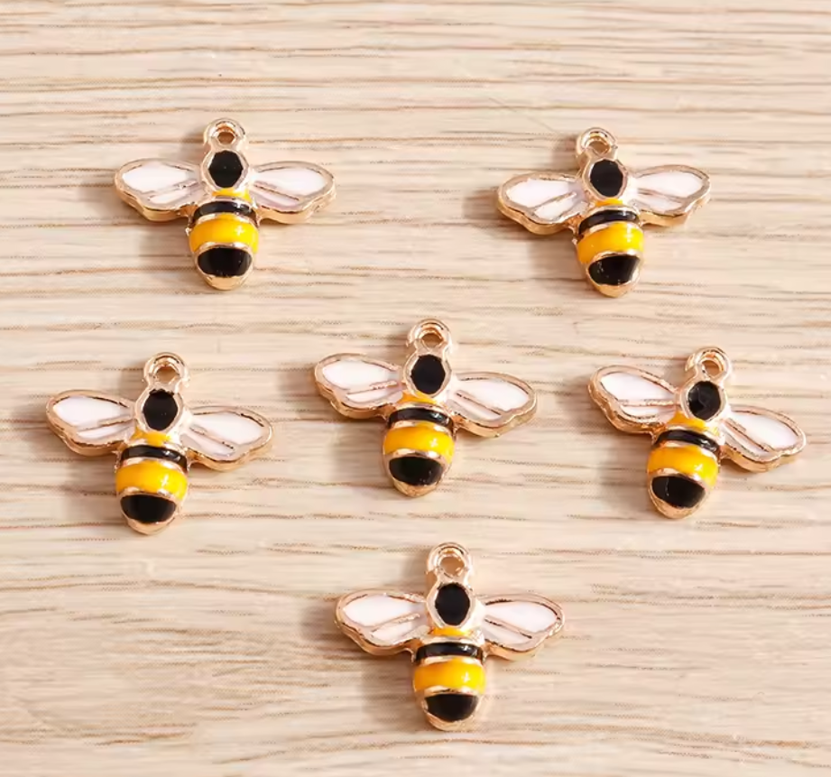Enamel Bee Charm