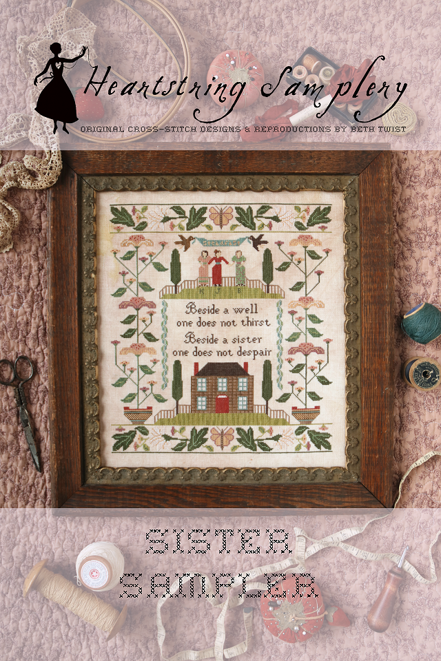 Sister Sampler - Cross Stitch Pattern by Heartstring Samplery