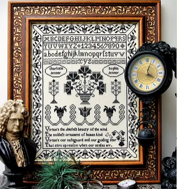 Sisters Sampler - Cross Stitch Pattern by The Sampler Company