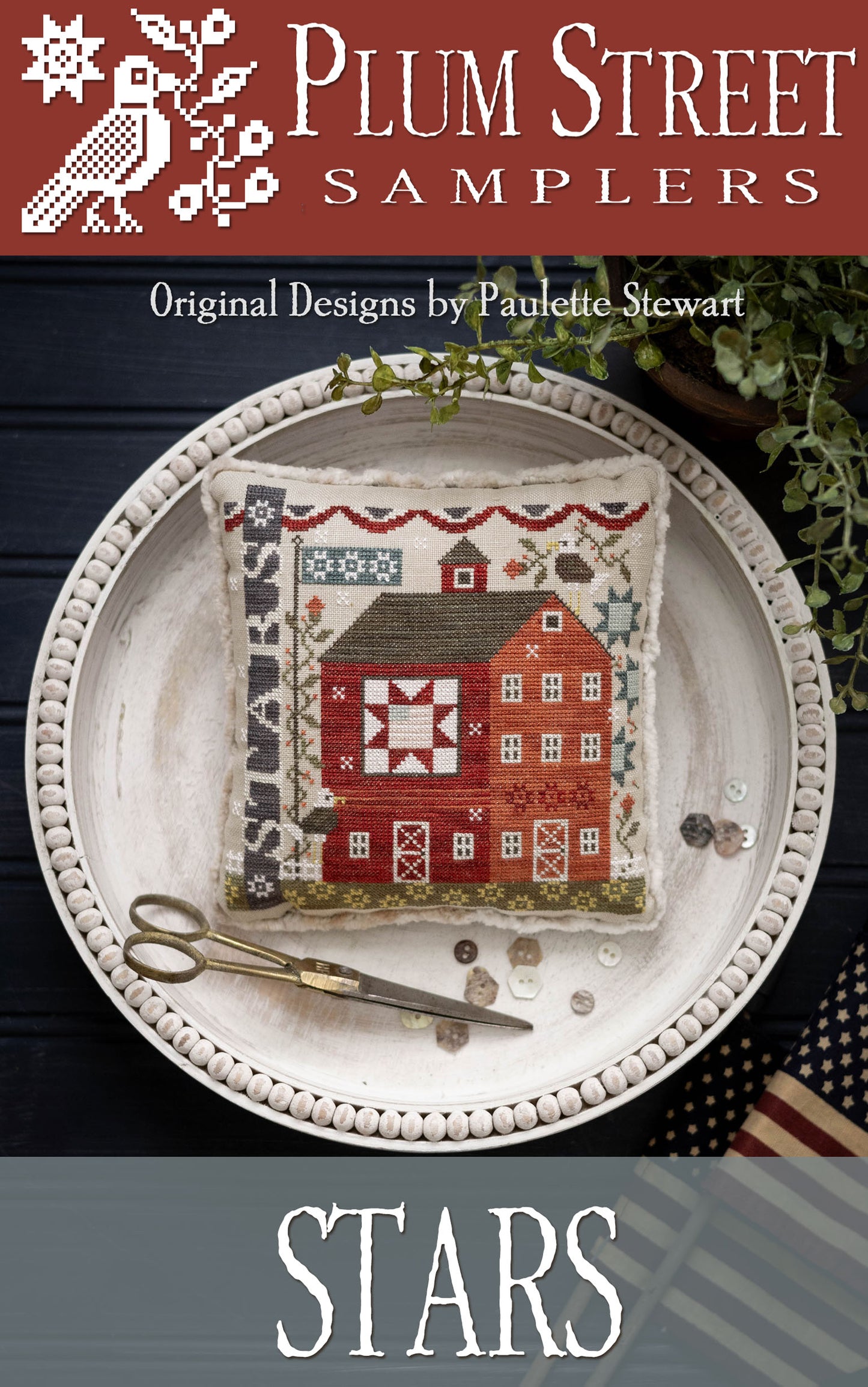 STARS - Cross Stitch Pattern by Plum Street Samplers