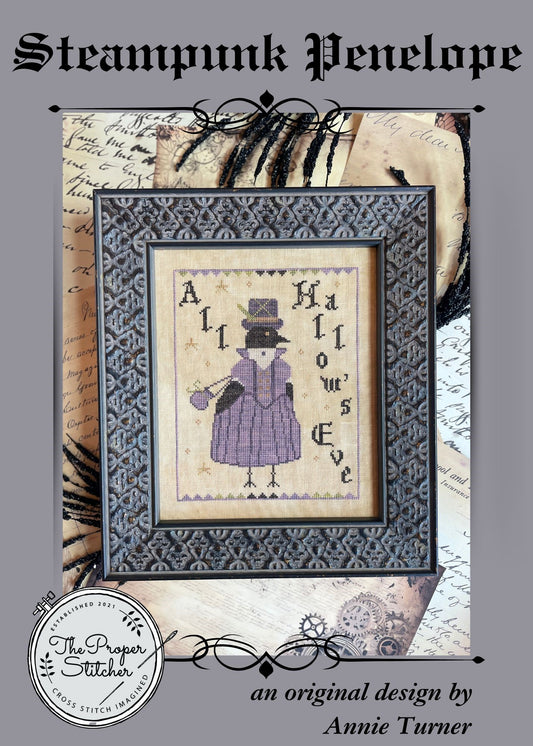 Steampunk Penelope - Cross Stitch Pattern by The Proper Stitcher