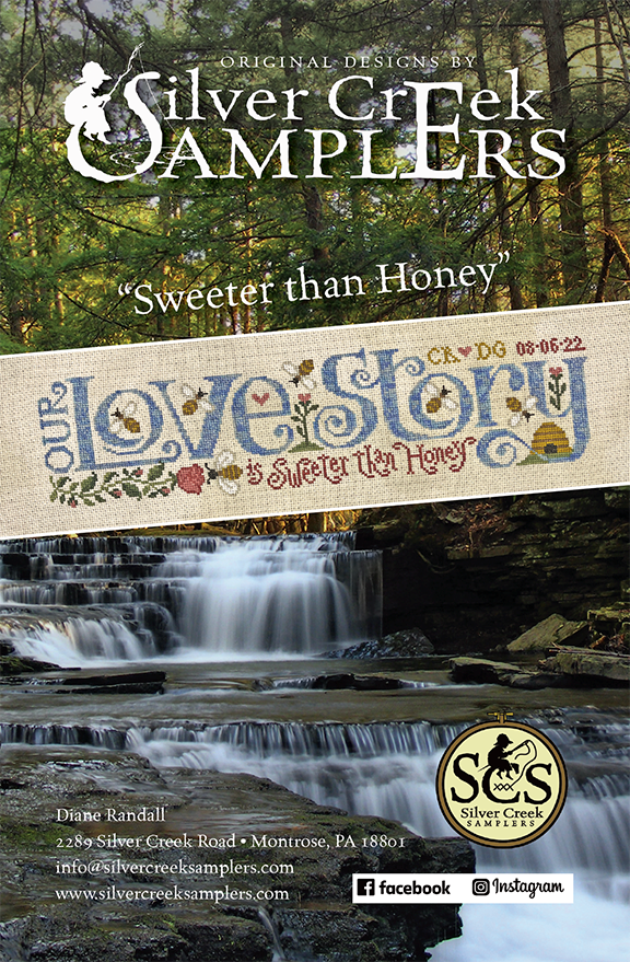 Sweeter than Honey - Cross Stitch Pattern by Silver Creek Samplers PREORDER