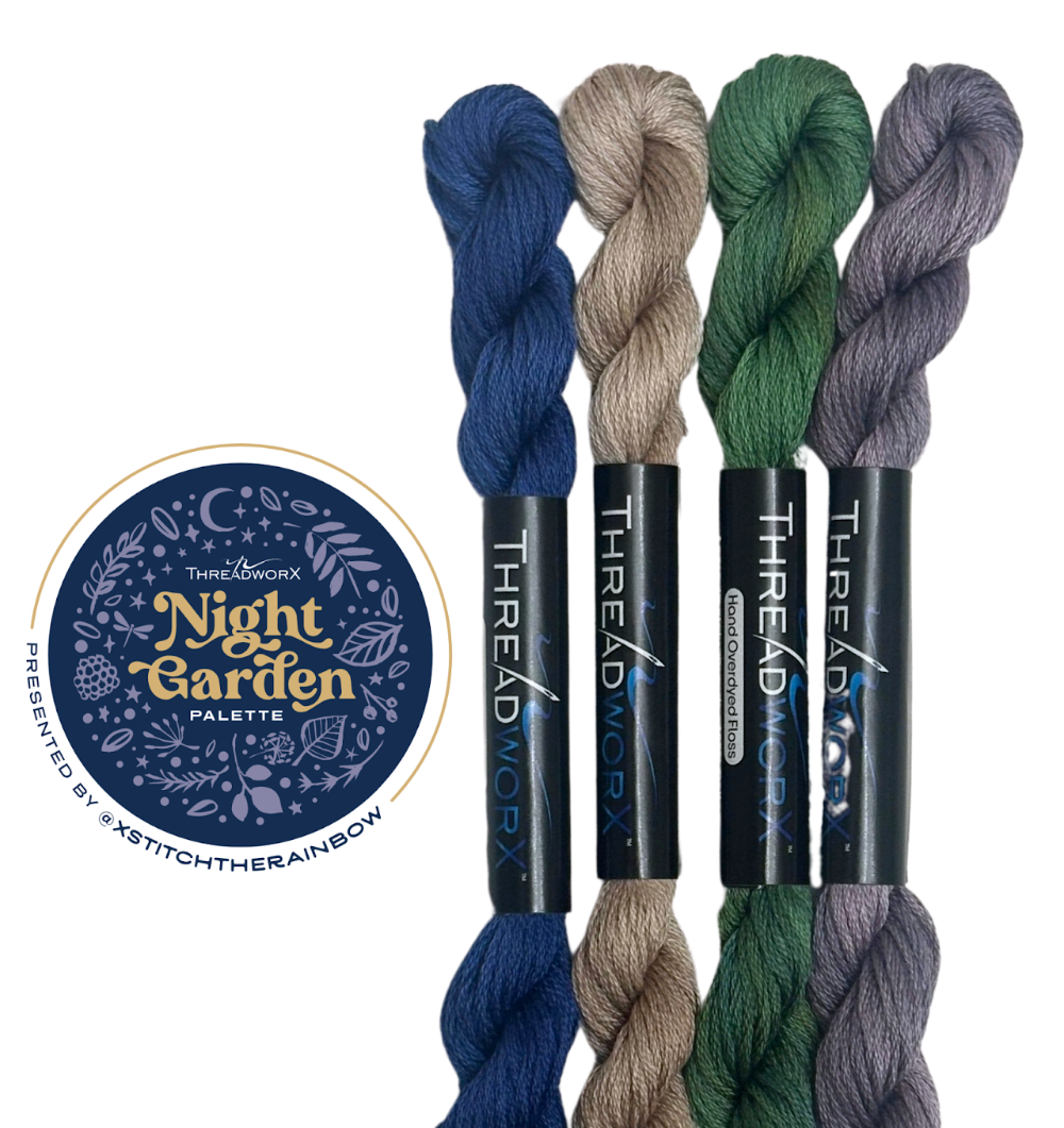 ThreadworX Night Garden Palette thread packs