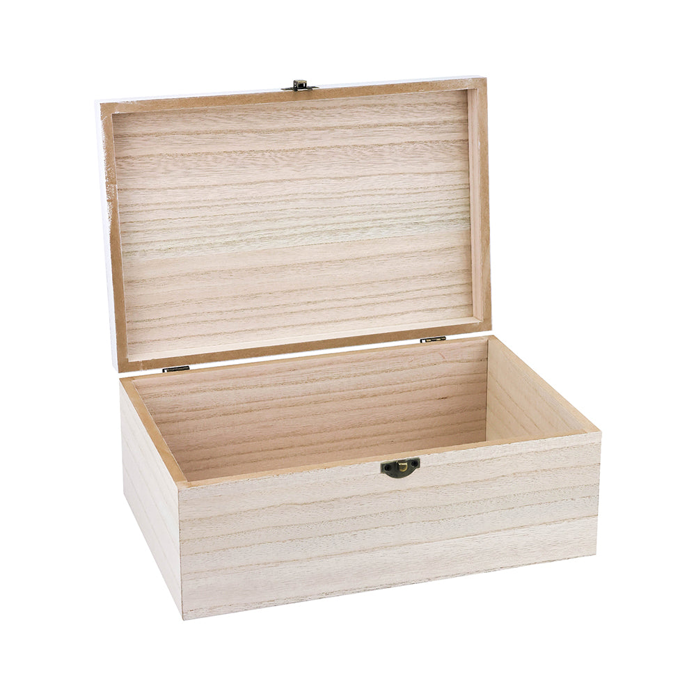 WOODEN SEWING BOX - LARGE
