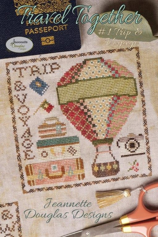 Travel Together Series - Cross Stitch Patterns by Jeannette Douglas PREORDER