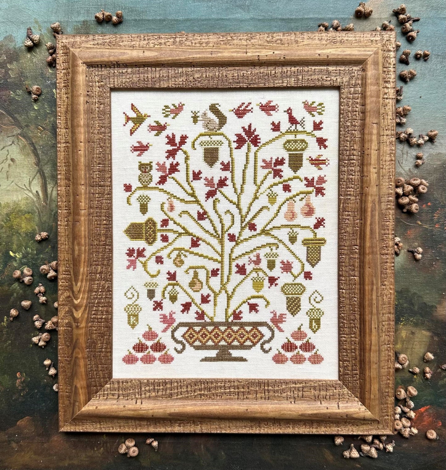 The Mighty Oak -Cross Stitch Pattern by Kathy Barrick