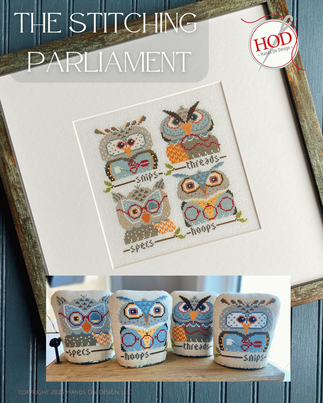 The Stitching Parliament - Cross Stitch Pattern by Hands On Design PREORDER