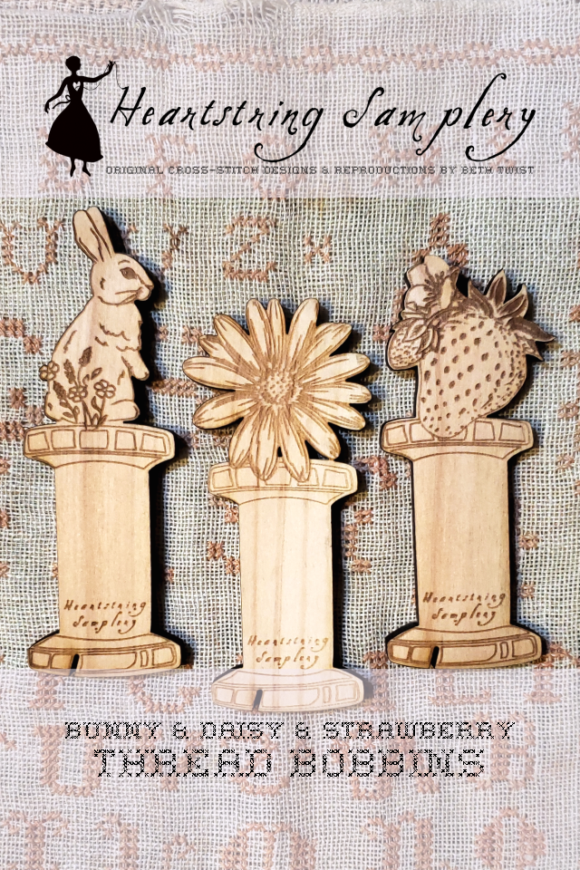 Thread Bobbins by The Board Room - by Heartstring Samplery PREORDER