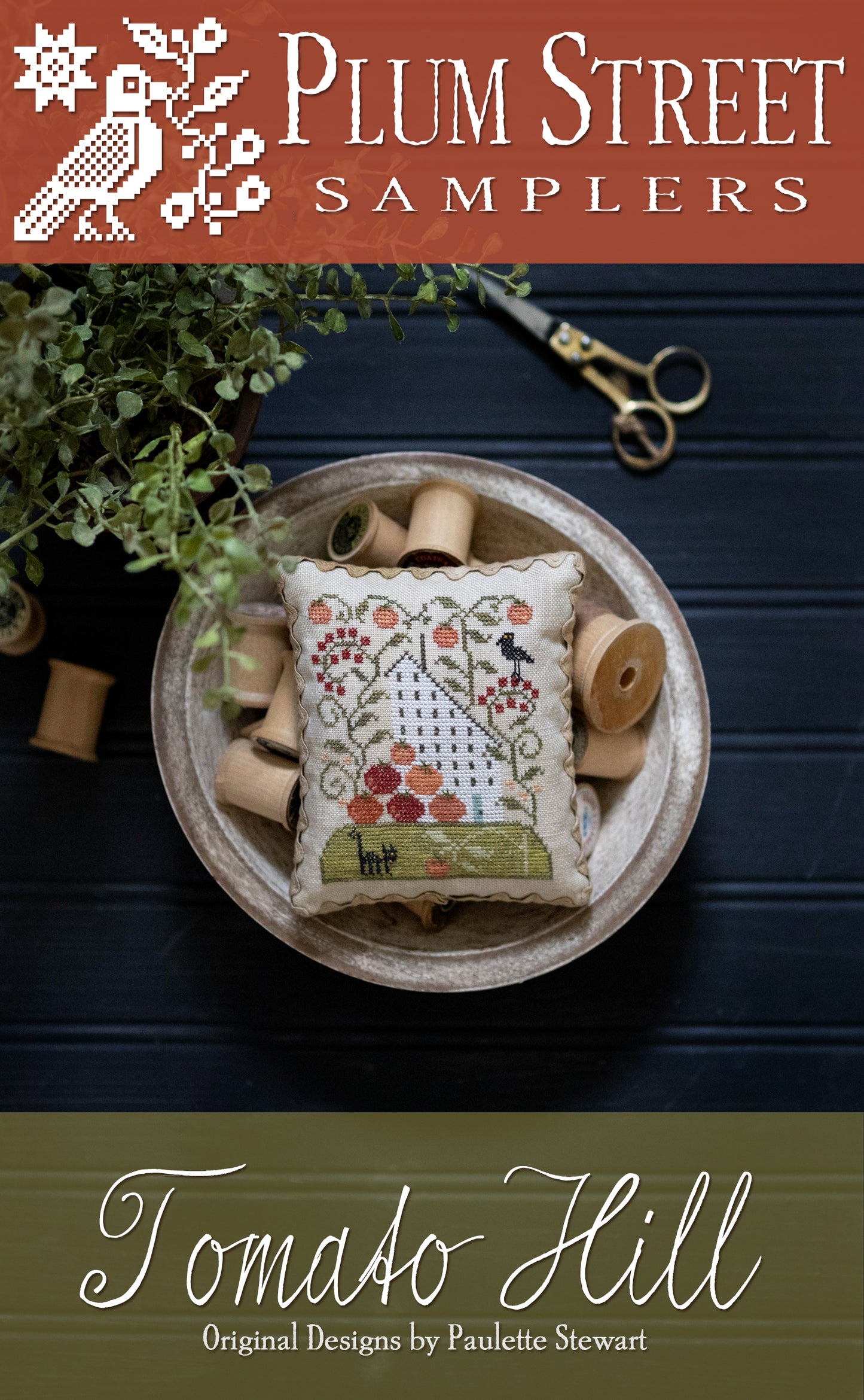 TOMATO HILL - Cross Stitch Pattern by Plum Street Samplers