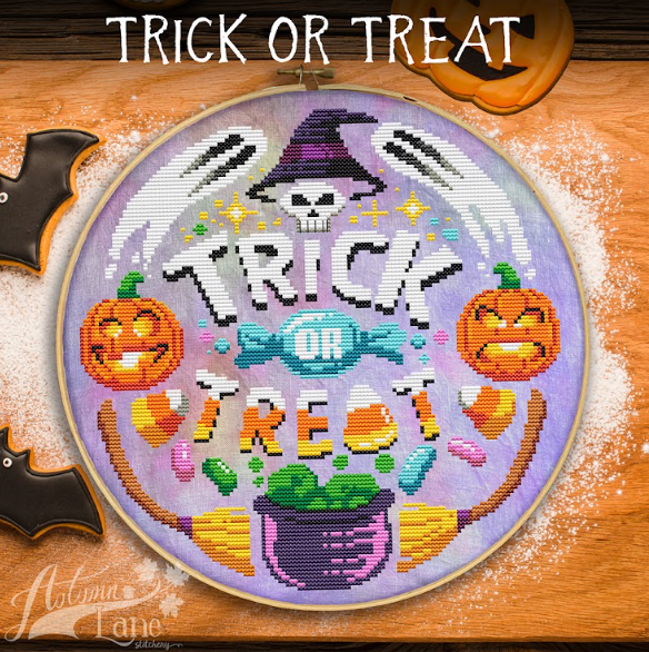 Trick or Treat - Cross Stitch Patterns by Autumn Lane Stitchery PREORDER
