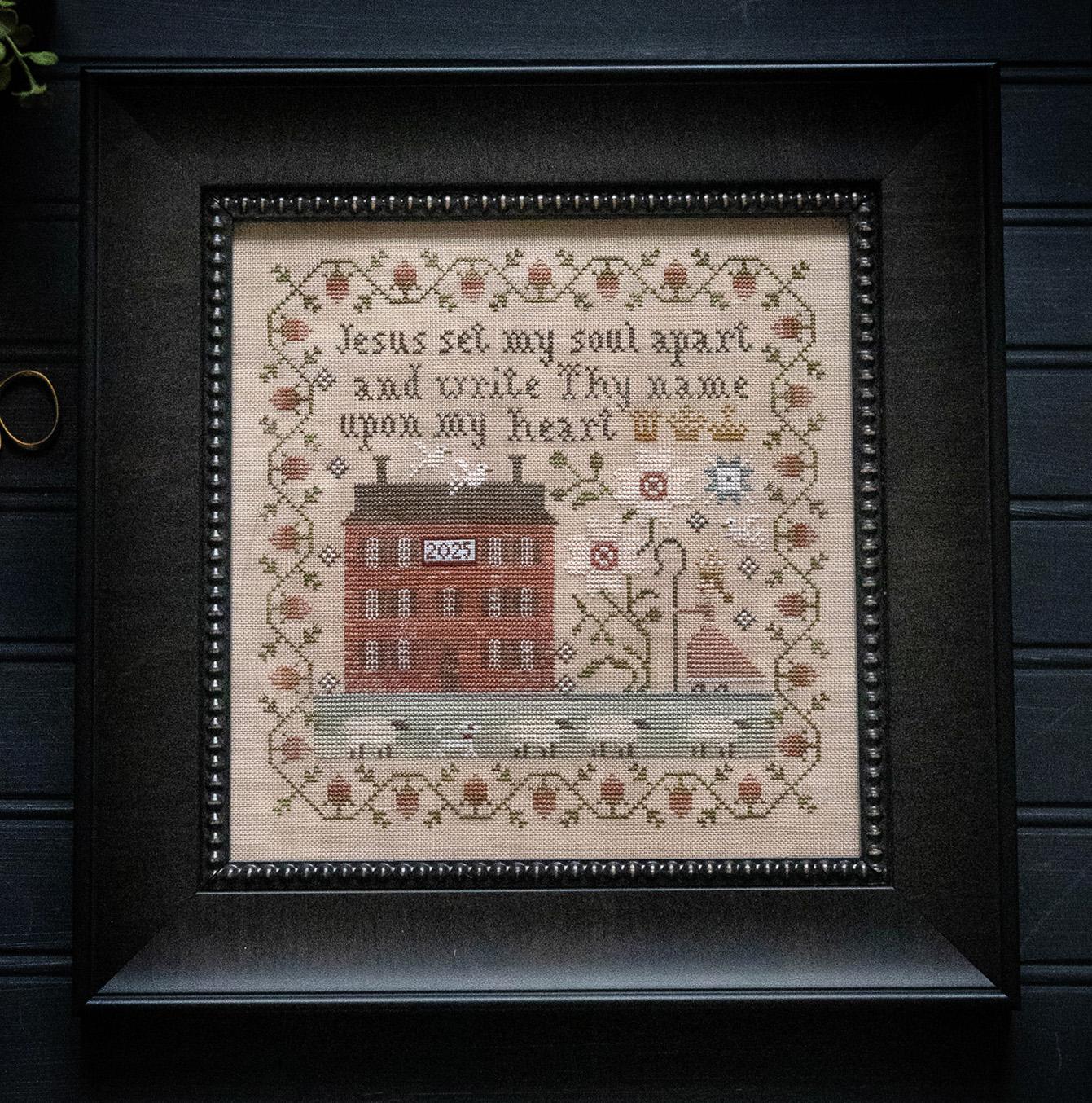 Upon My Heart - Cross Stitch Pattern by Plum Street Samplers