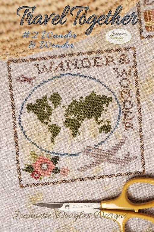 Travel Together Series - Cross Stitch Patterns by Jeannette Douglas PREORDER