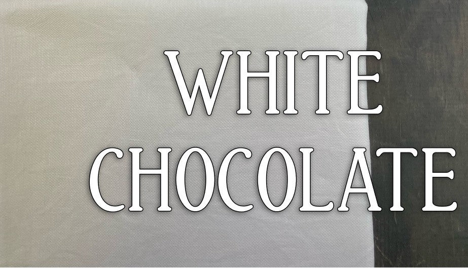 36, 40 count Hand Dyed Linen -White Chocolate by Forbidden Fiber Co