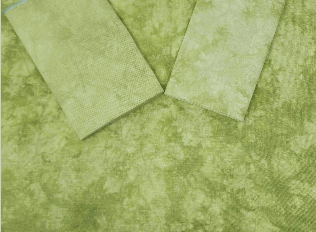 32 count Hand Dyed Linen by BeStitchMe - Wicked Sprout