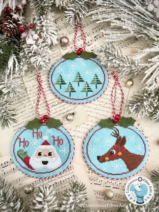 Wintergreen Christmas - Cross Stitch Chart by Luminous Fiber Arts
