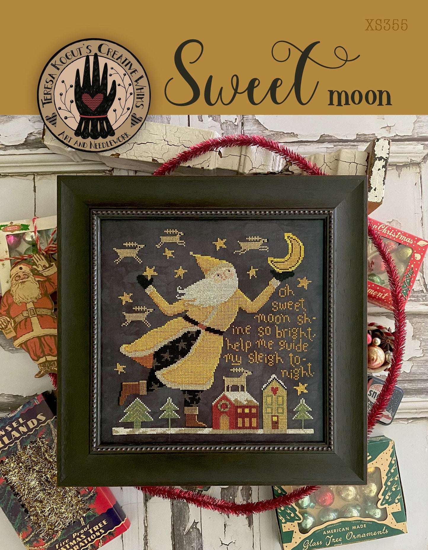 Sweet Moon - Cross Stitch Pattern by Teresa Kogut PREORDER