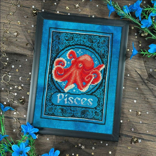 Zodiac Pisces - Cross Stitch pattern by The Stitch Crypt