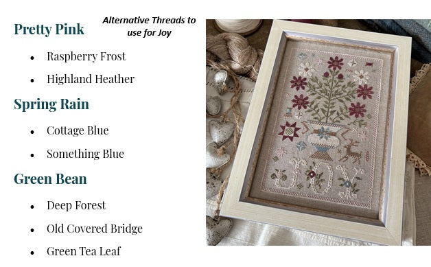 JOY - Cross Stitch Pattern by Shakespeare's Peddler