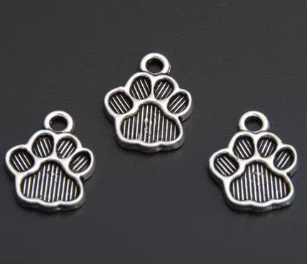 Animal Paw Print Charms