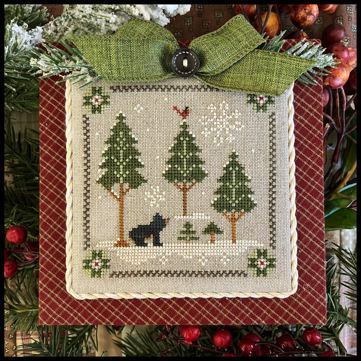 Log Cabin - Cross Stitch Patterns by Little House Needleworks