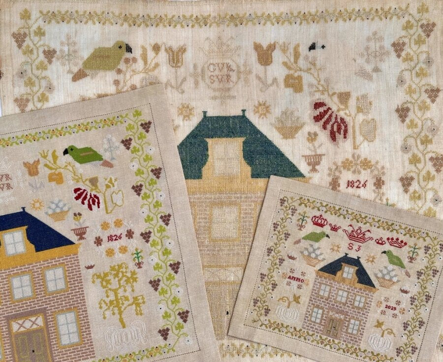 Big House Anno 1826 - Reproduction Sampler Chart By Soed Idee
