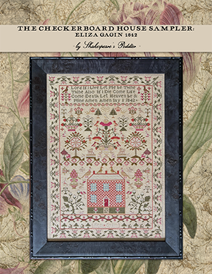The Checkerboard House Sampler - Cross Stitch Pattern by Shakespeare's Peddler