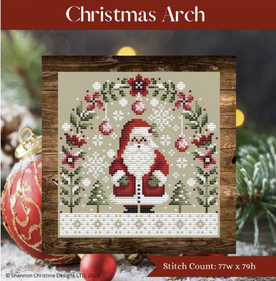 Christmas Arch - Cross Stitch Pattern by Shannon Christine PREORDER