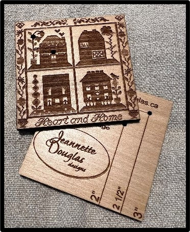 Heart & Home Sampler - Cross Stitch Pattern by Jeannette Douglas