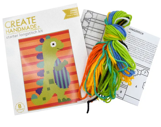 Dinosaur Long Stitch Kit