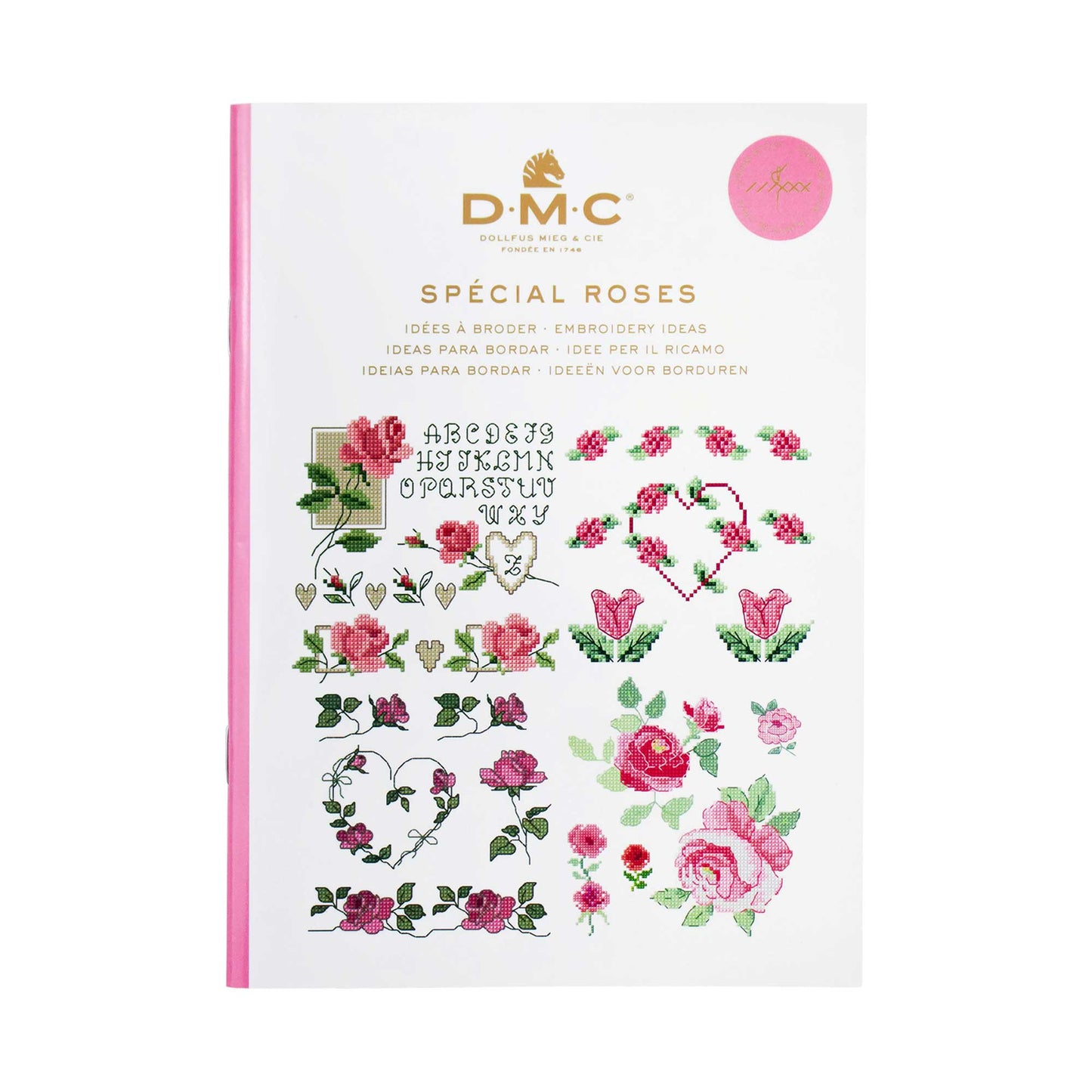 DMC Mini Cross Stitch Booklet - Roses