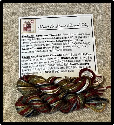 Heart & Home Sampler - Cross Stitch Pattern by Jeannette Douglas