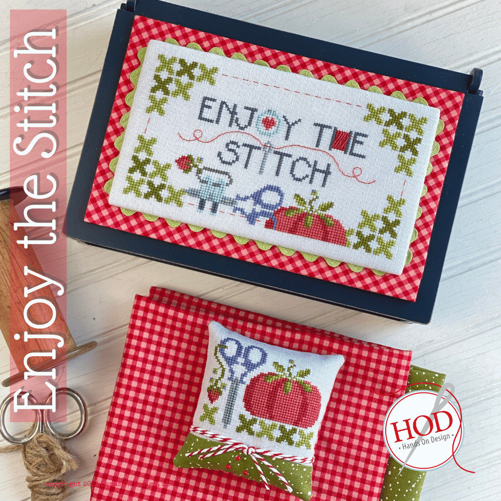 Enjoy the Stitch - Cross Stitch Chart by Hands On Design