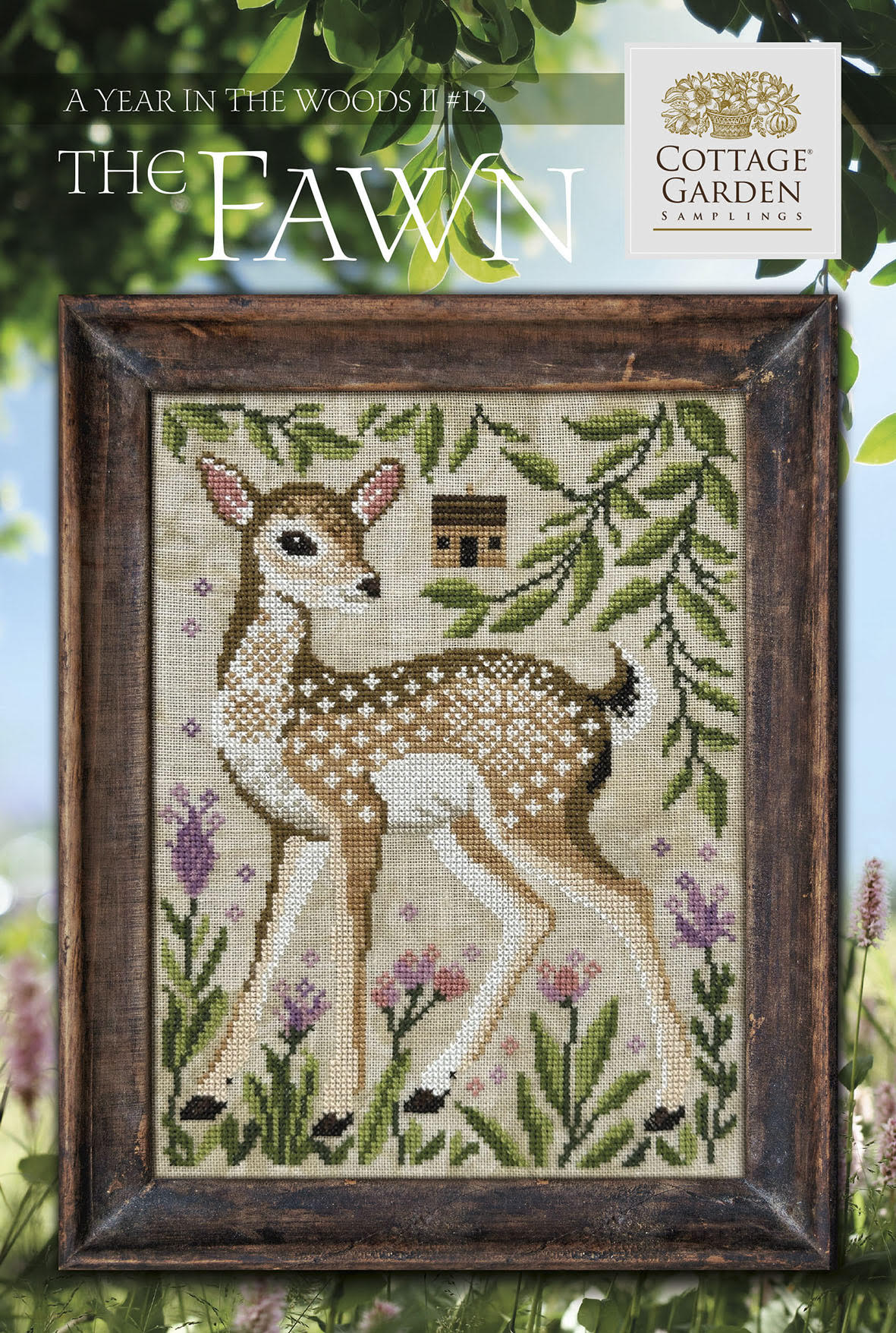 A Year in the Woods II #12 The Fawn - Cross Stitch Chart by Cottage Garden Samplings