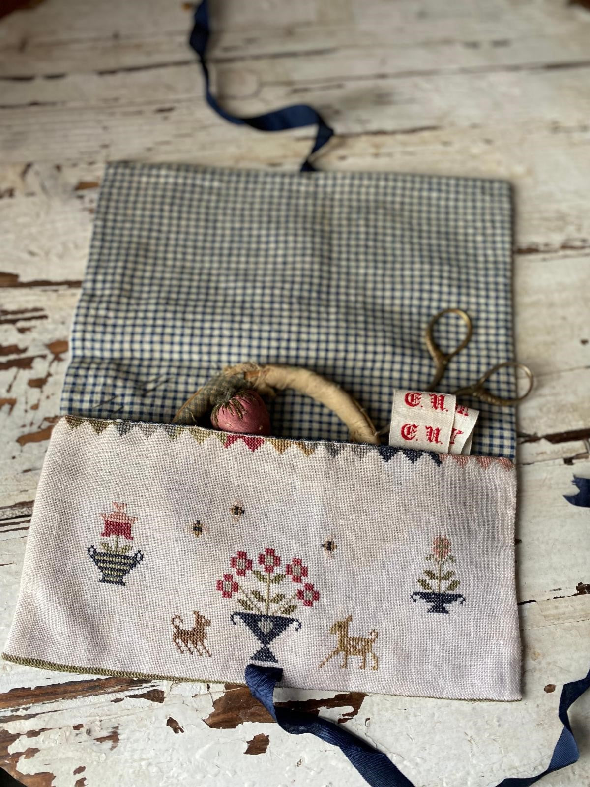 The Federal Sampler Sewing Bag - Cross Stitch Chart by Stacy Nash