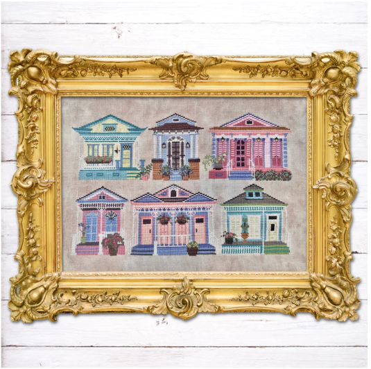 Garden District - Chartreuse Chateau- Cross Stitch Chart by Dirty Annie's