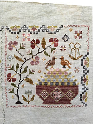 Gathering Berries - Cross Stitch Pattern by Blueberry Ridge