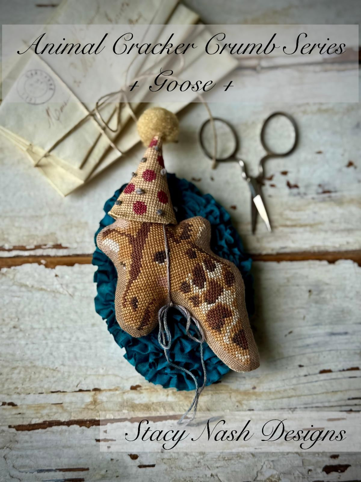 Goose - Cross Stitch Pattern by Stacy Nash Primitives PREORDER
