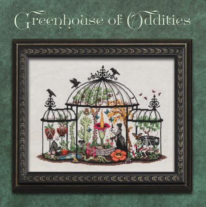 Greenhouse of Oddities - Cross Stitch Pattern by Lola Crow