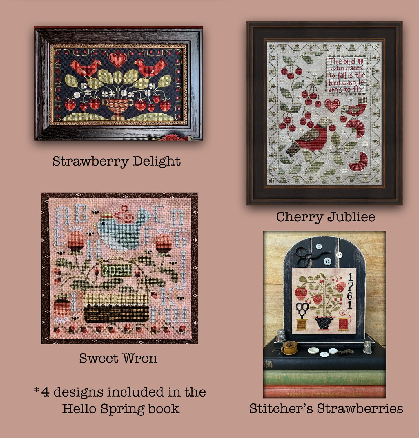 Hello Spring Book - Cross Stitch Chart by Teresa Kogut