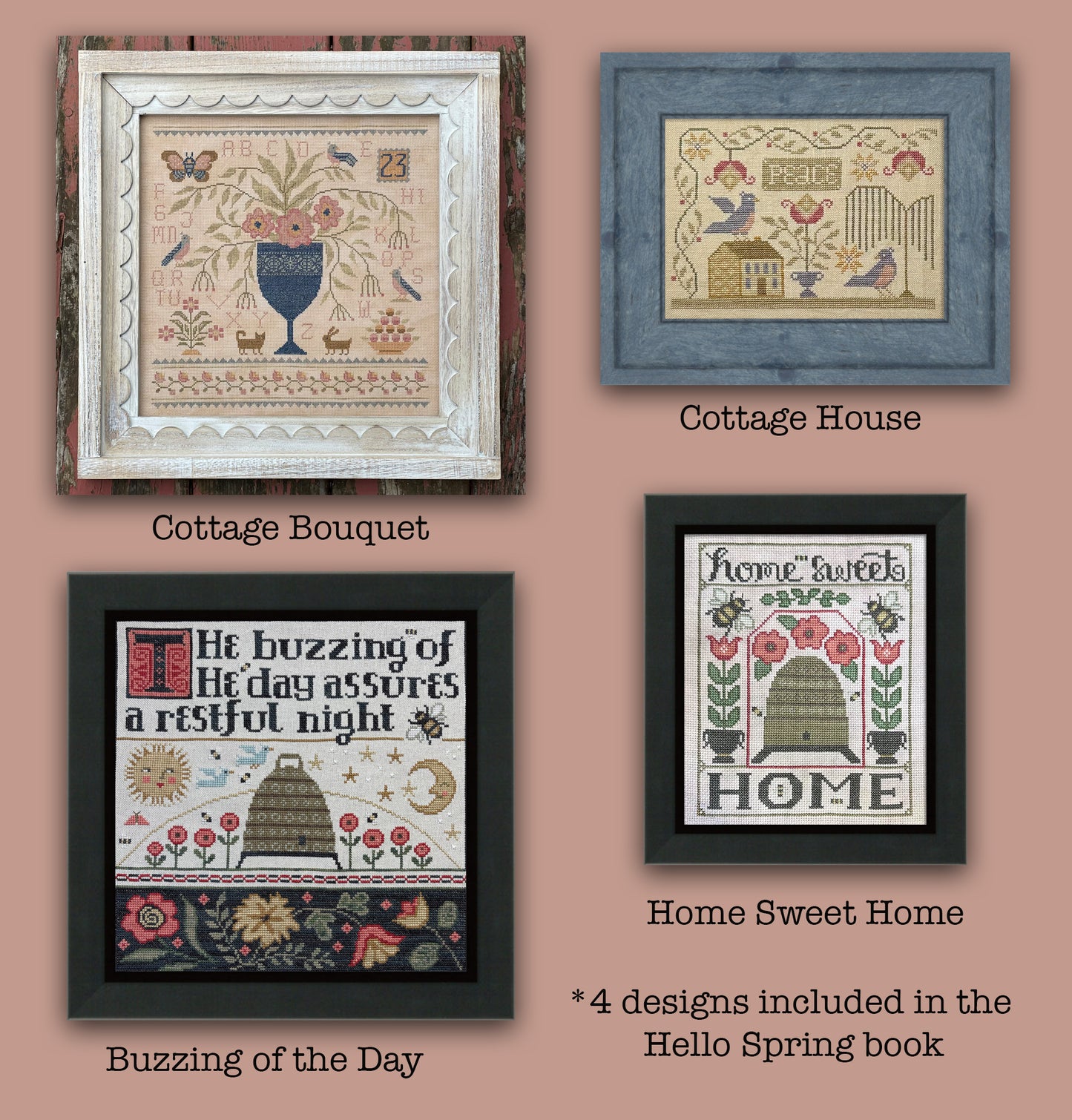 Hello Spring Book - Cross Stitch Chart by Teresa Kogut