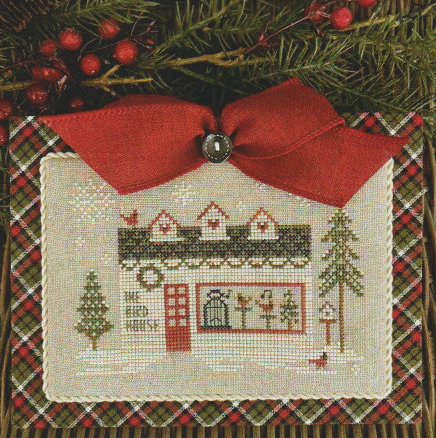 Hometown Holiday #25 Bird House - Cross Stitch Pattern by Little House Needleworks