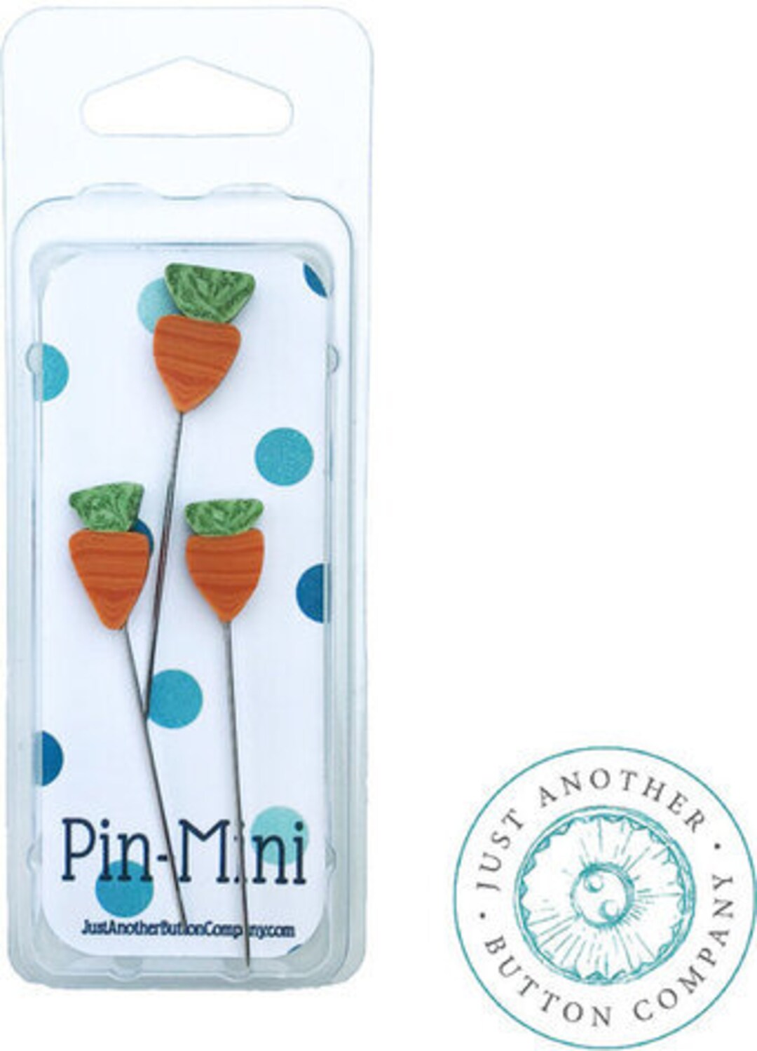 Three Carrots Mini Pin Pack Set of 3