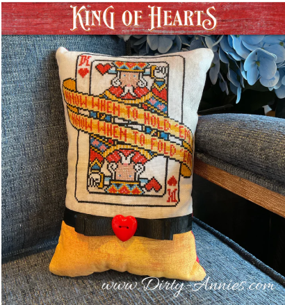 King of Hearts - Cross stitch pattern by Dirty Annie PREORDER
