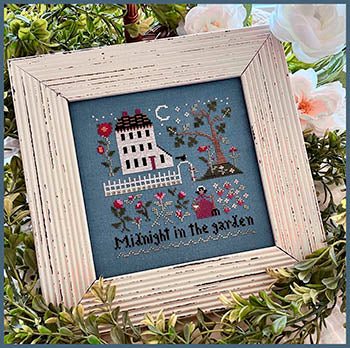 Midnight in the Garden - Cross Stitch Pattern by Little House Needleworks