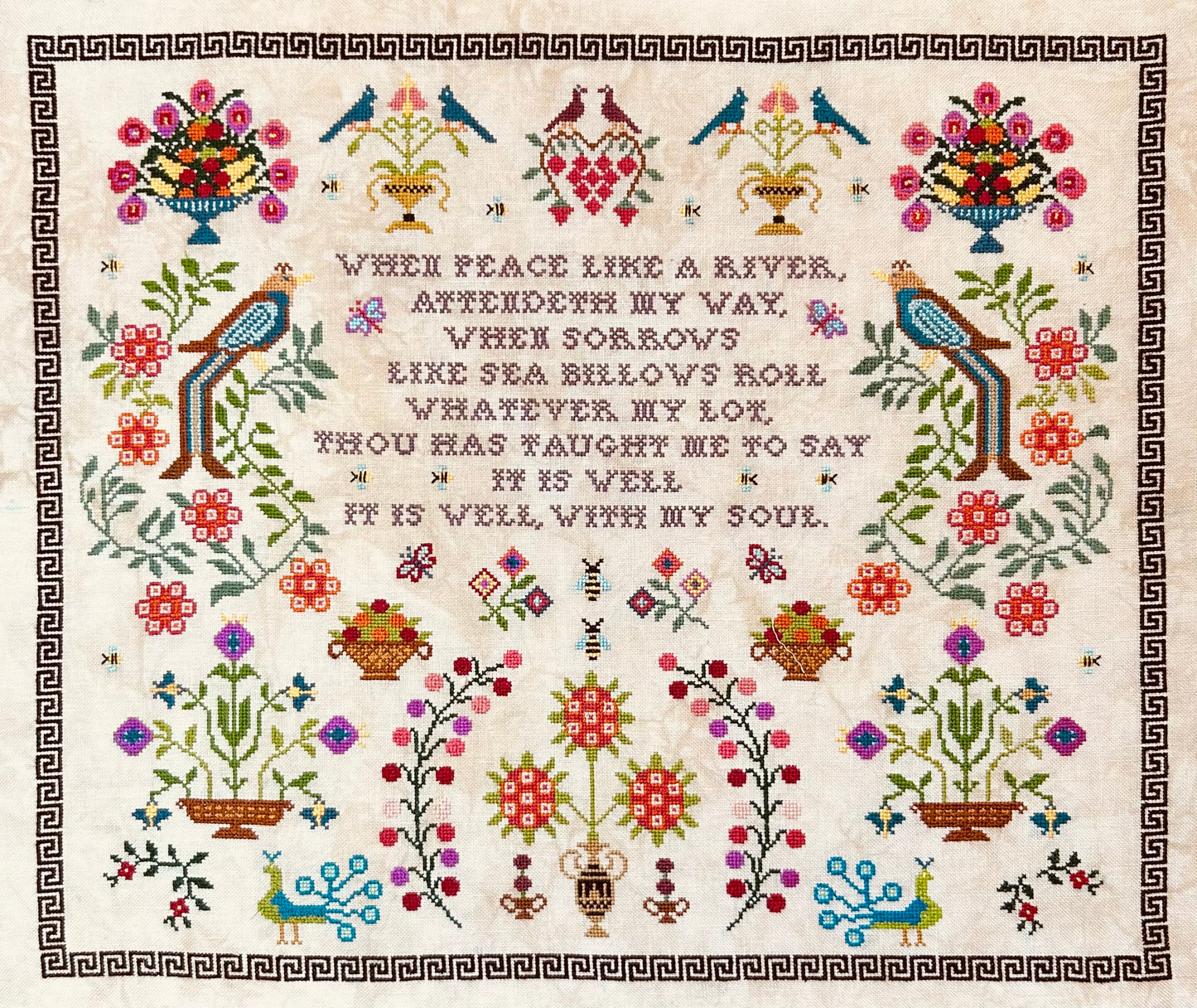It is Well - Cross Stitch Pattern by Monticello