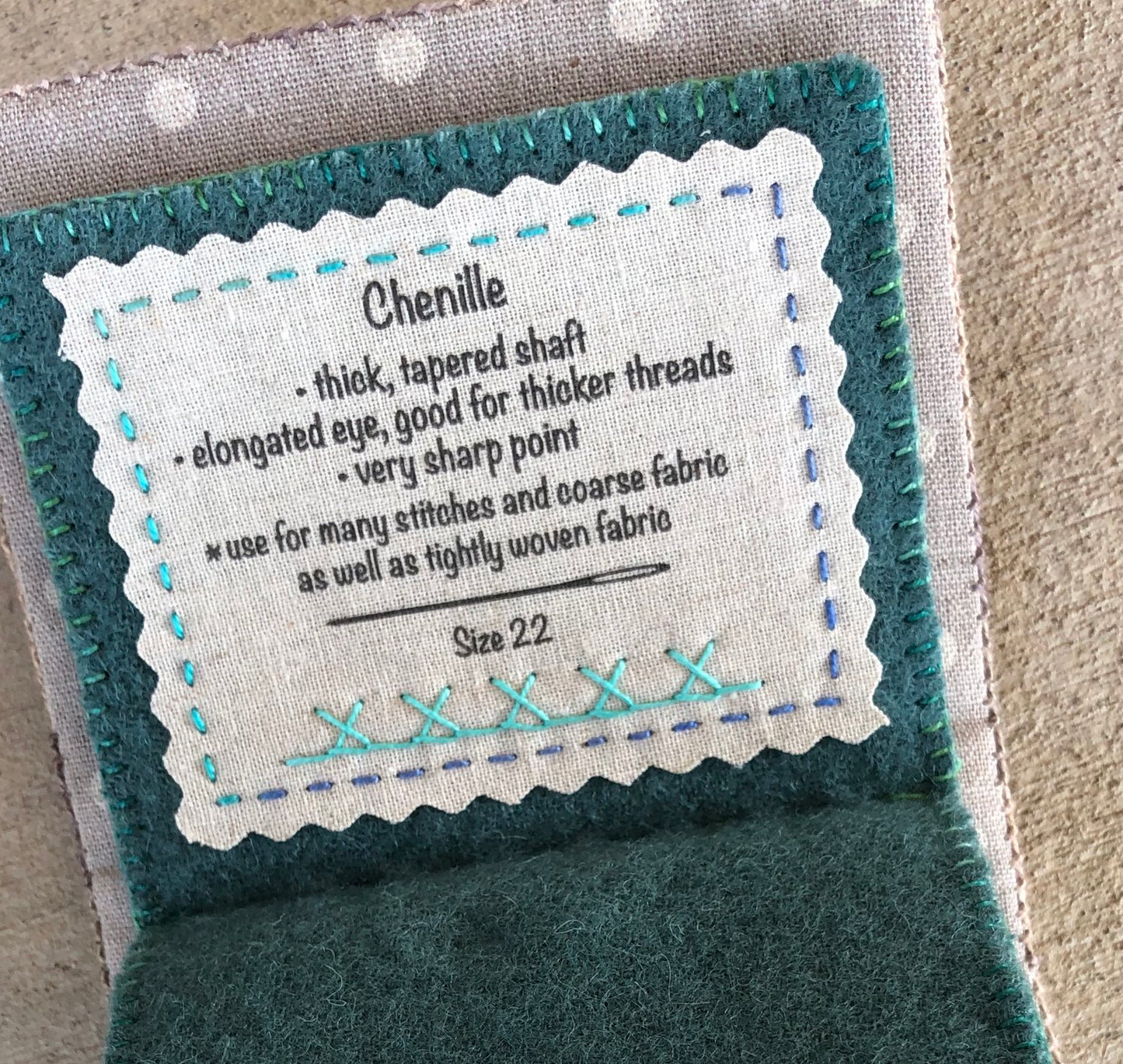 Hand Stitching Needle Book - Kit by Under the Garden Moon