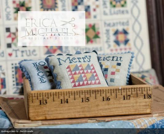 Quilting A-Bee-Cs Part 3 - Cross Stitch Pattern by Erica Michaels